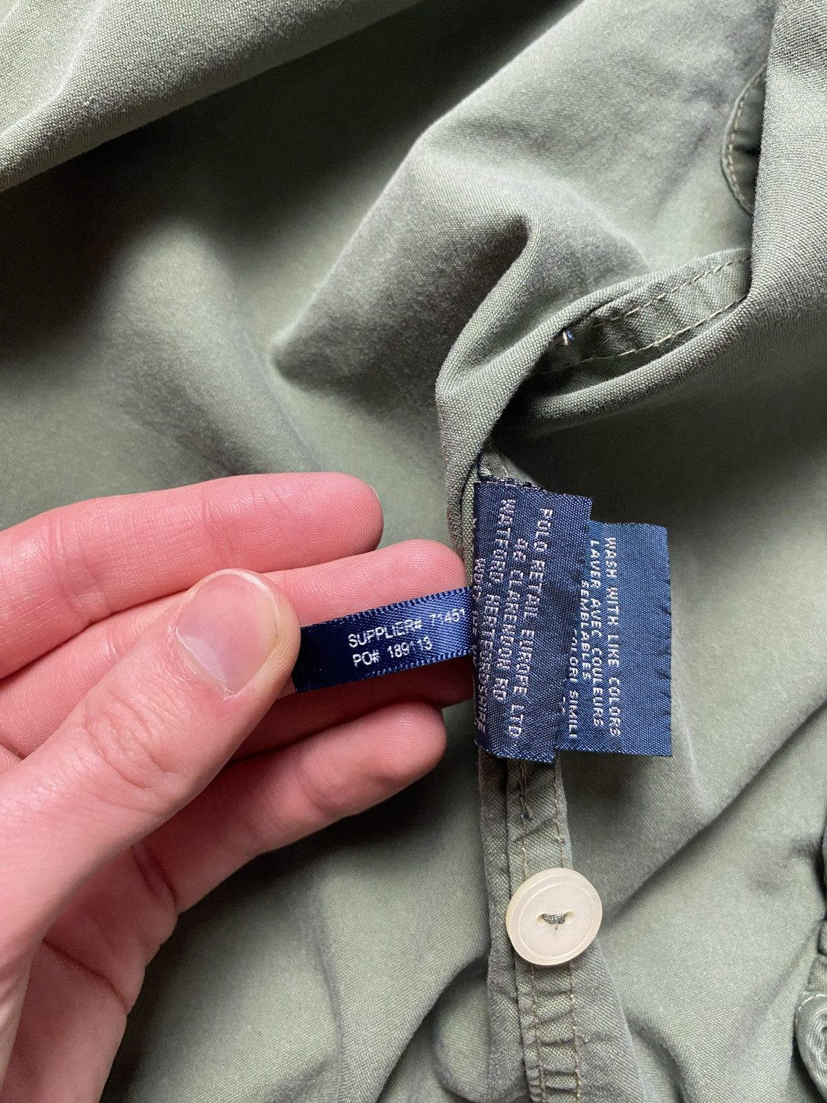 Polo Ralph Lauren Vintage Polo Ralph Lauren Green Cotton jacket denim Size US XL / EU 56 / 4 - 7 Thumbnail