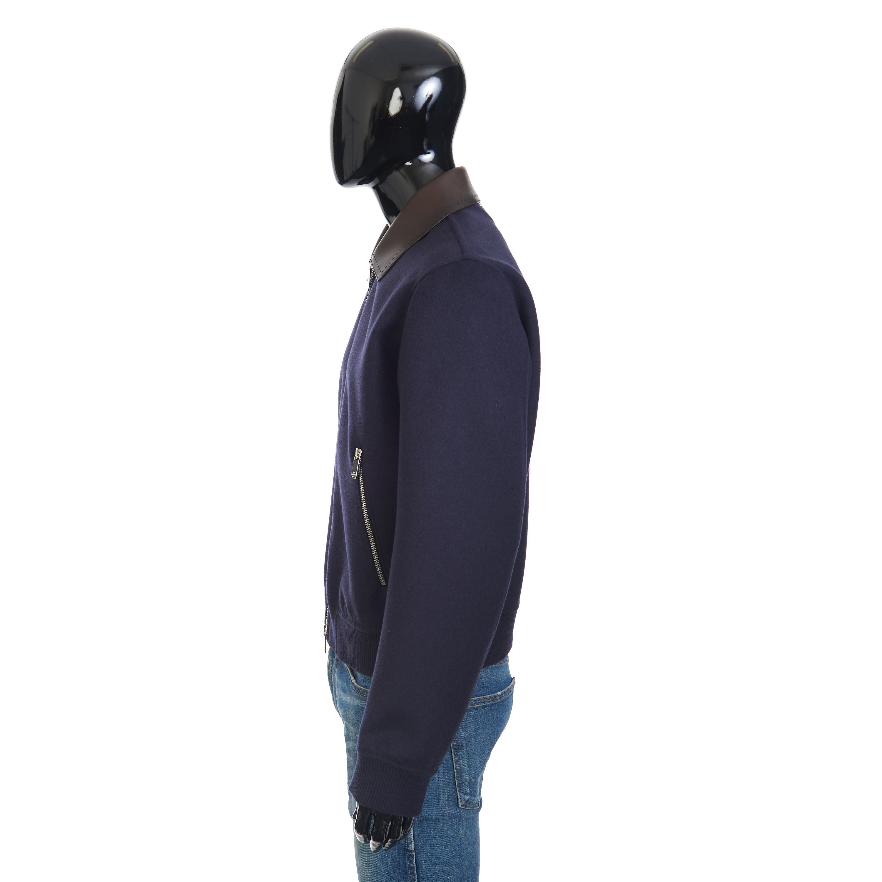 Berluti Double Face Blouson Jacket With Patinated Leather Collar Size US M / EU 48-50 / 2 - 3 Thumbnail