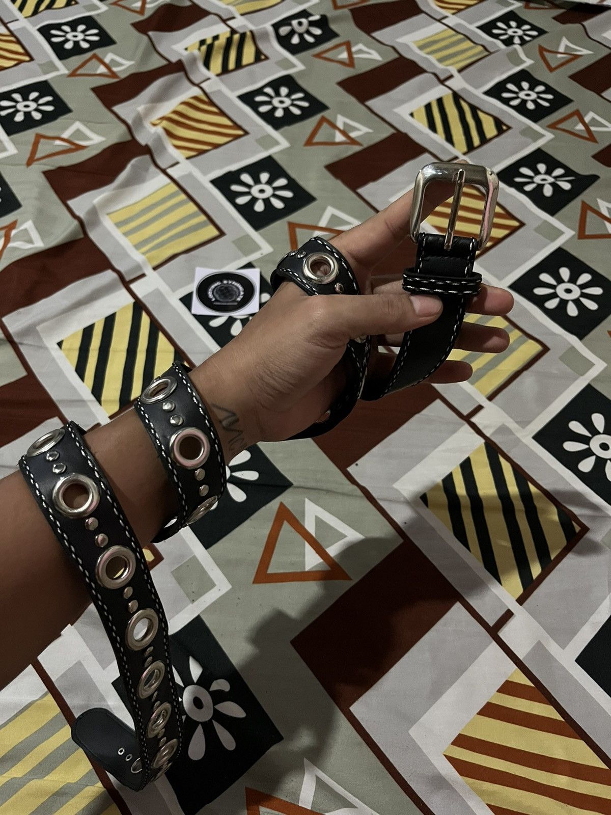 If Six Was Nine × Japanese Brand Studded Belt With One Prong Size ONE SIZE - 1 Thumbnail