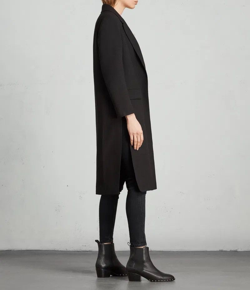 Allsaints Allsaints Aleida Duster Viscose Light Coat Size XS / US 0-2 / IT 36-38 - 6 Thumbnail