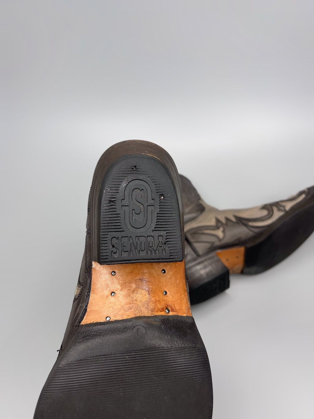 Cowboy Equipment × Sendra × Vintage RARE Sendra Western Cowboy Boots Size US 5.5 / EU 38 - 9 Thumbnail