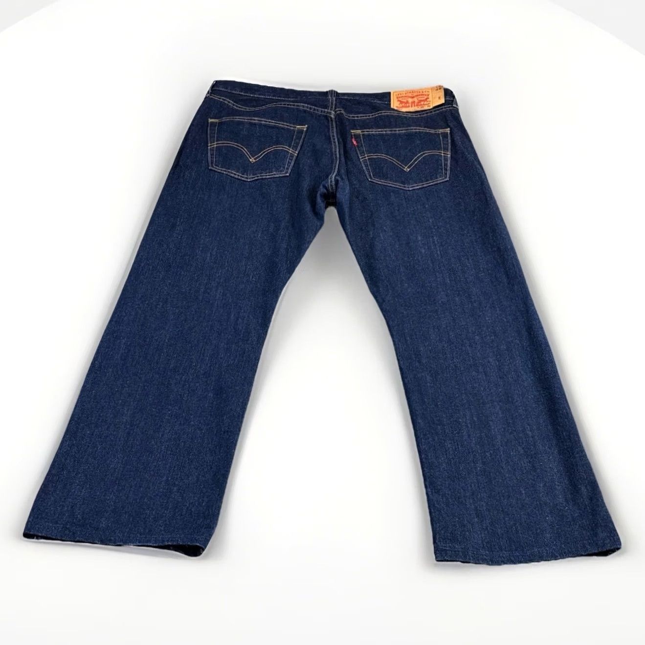 Levi's Levi’s 501 Jeans W36” L30” Darkwash Blue Men’s Button Fly Pant Straight Leg Jeans Regular Fit Mens Right Now Wearing 501 Series Vintage No Size US 36 / EU 52 - 3 Thumbnail