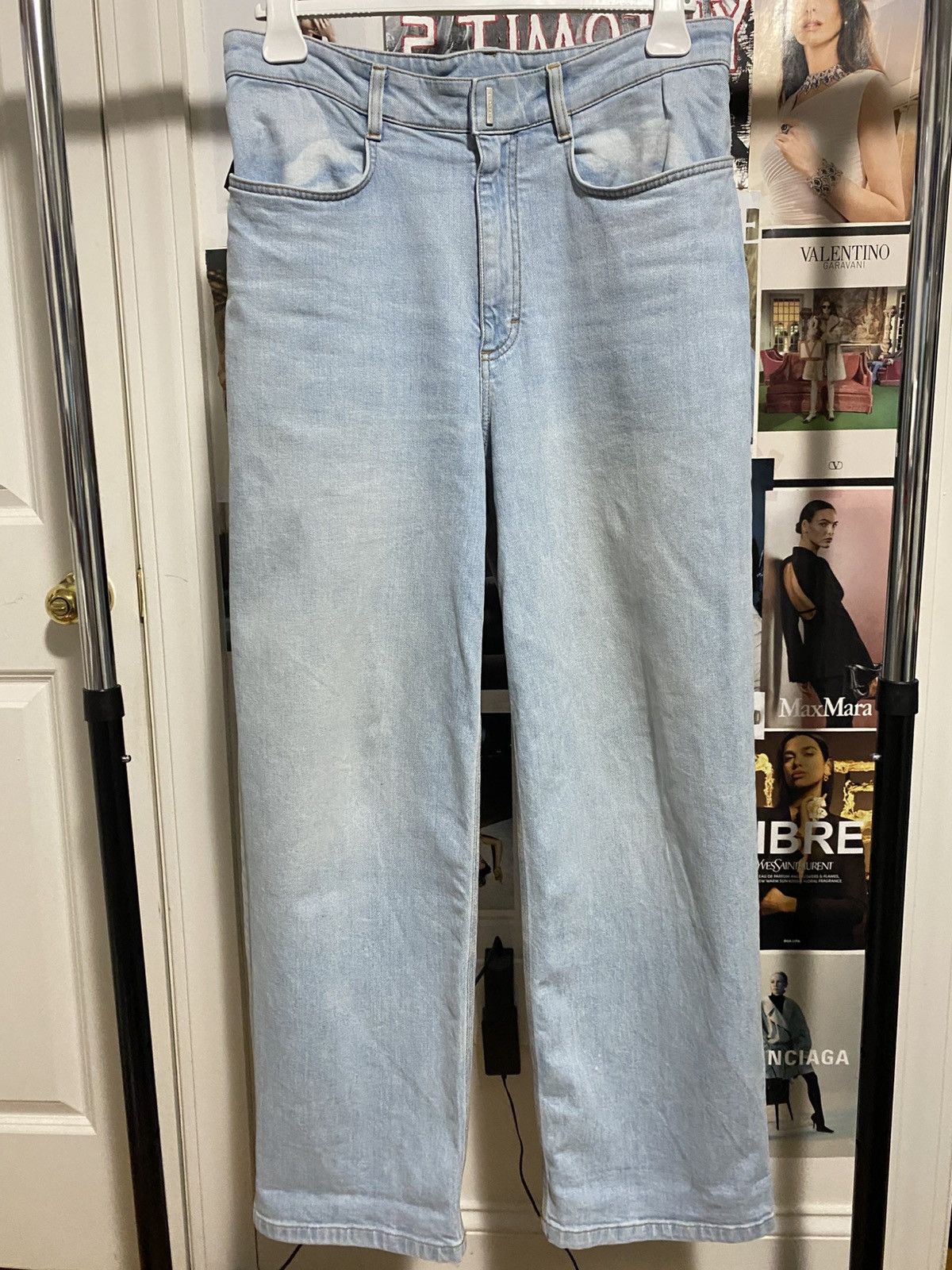 Givenchy Givenchy Wide Jeans Size US 30 / EU 46 - 2 Thumbnail
