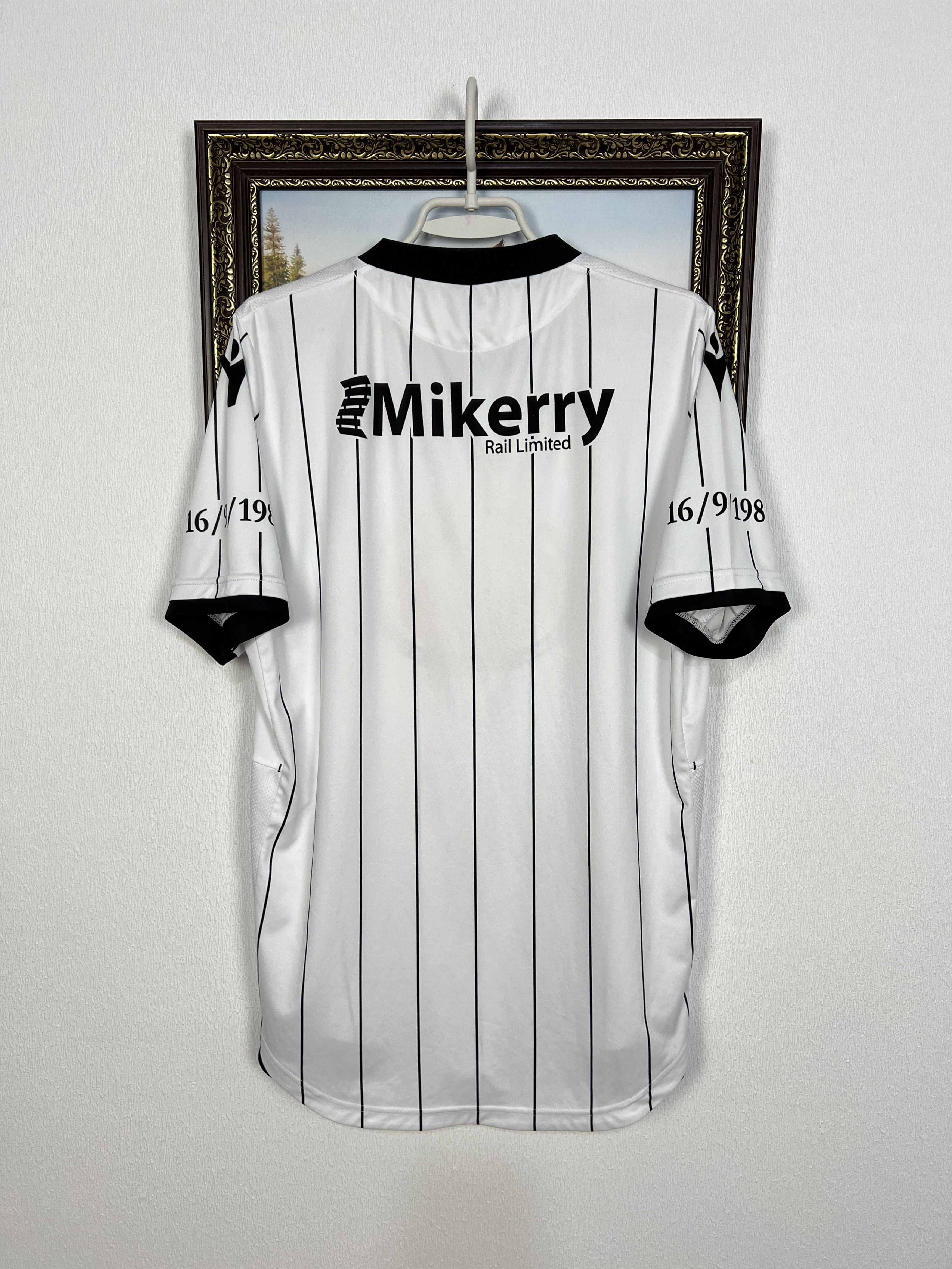 Macron Merthyr Town Football Shirts Soccer White Macron Mens Trikot Size US XXL / EU 58 / 5 - 10 Thumbnail