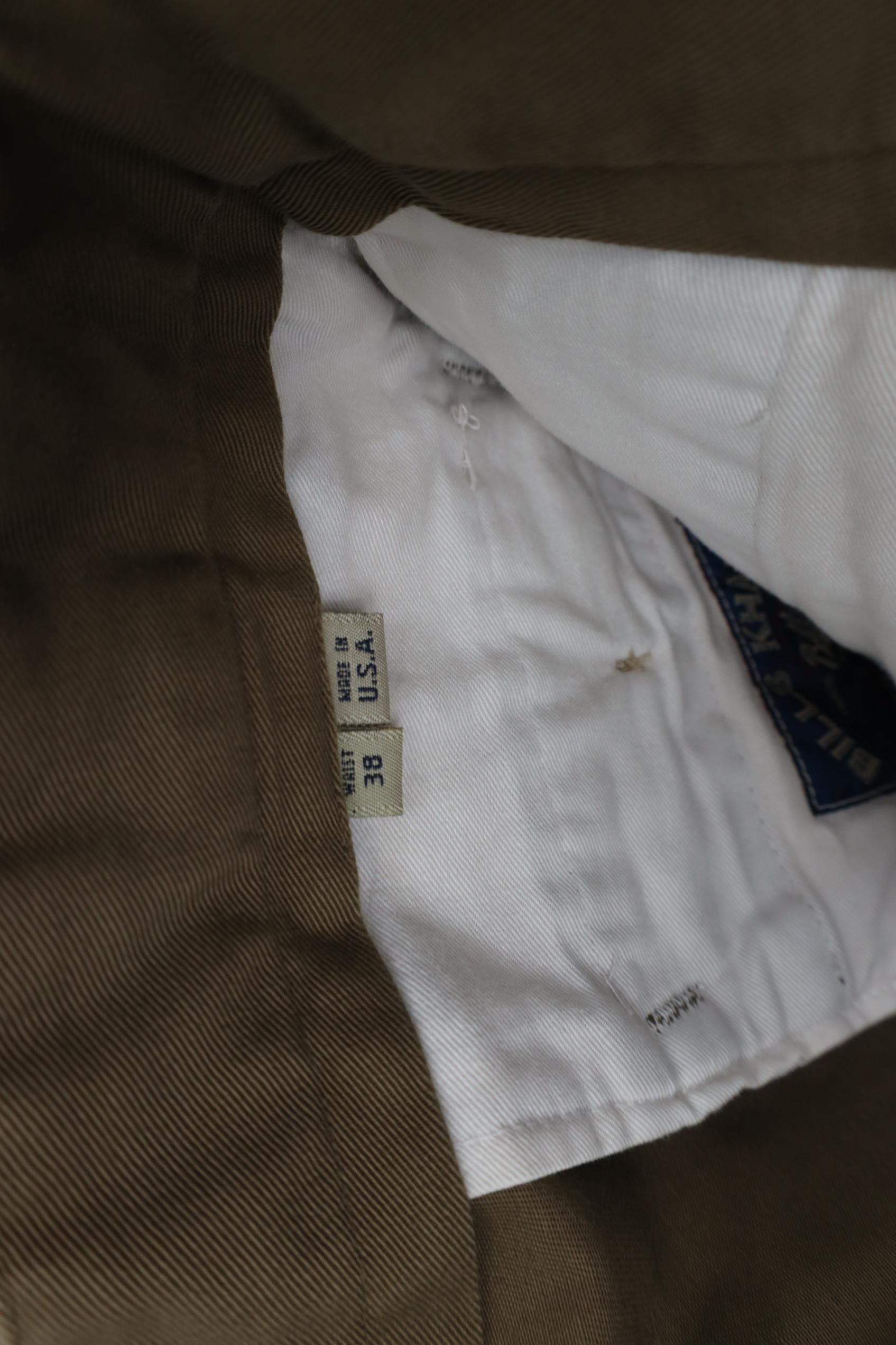 Bills Khakis Vintage 90s Bills Khakis Heavyweight Wide Leg Chino Pants Size US 38 / EU 54 - 7 Thumbnail