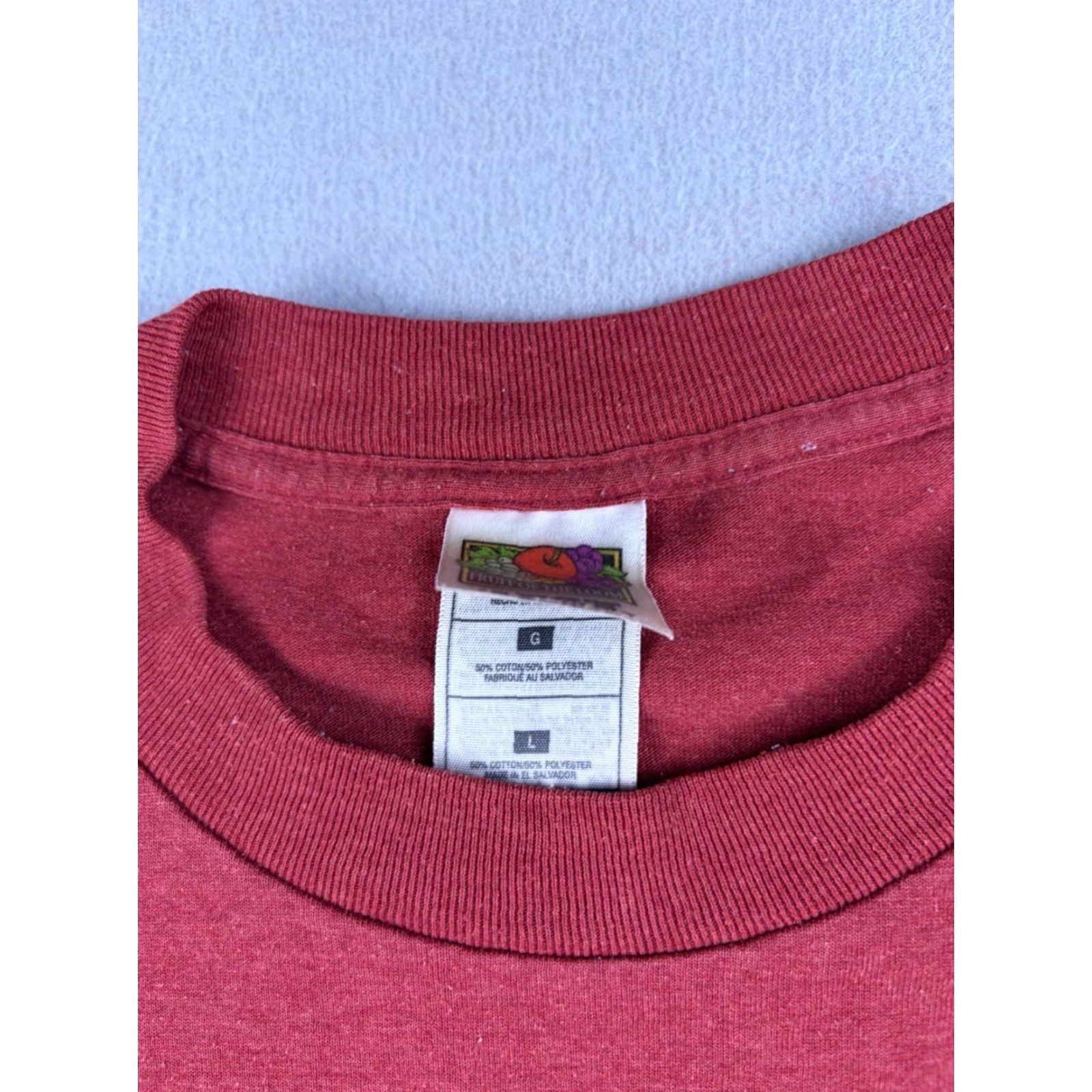 Fruit Of The Loom VINTAGE Fruit of the Loom Shirt Band T-Shirt Size L Men Burgundy 2001 Lifehouse Tour Concert Short Sleeve Crew Neck 2020s Size US L / EU 52-54 / 3 - 4 Thumbnail