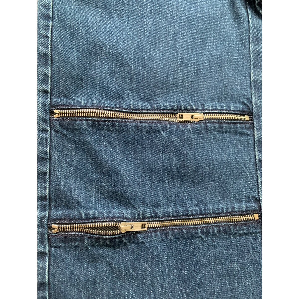 Helmut Lang HELMUT LANG ZIPPER WIDE JEANS Size US 28 / EU 44 - 11 Thumbnail