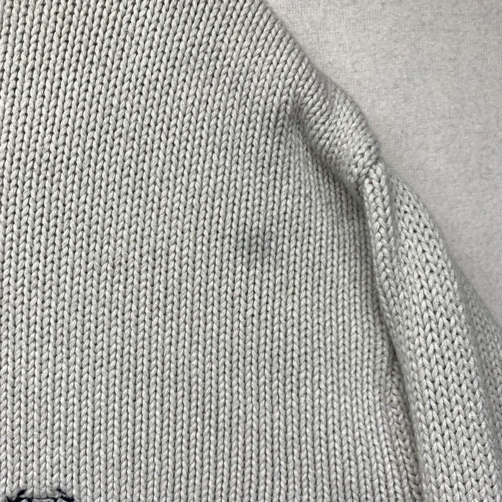 Chaps VINTAGE Chaps Sweater Men's Large Ivory White Heavyweight Crew Neck Long Sleeve 90s American Classic Size US L / EU 52-54 / 3 - 5 Thumbnail
