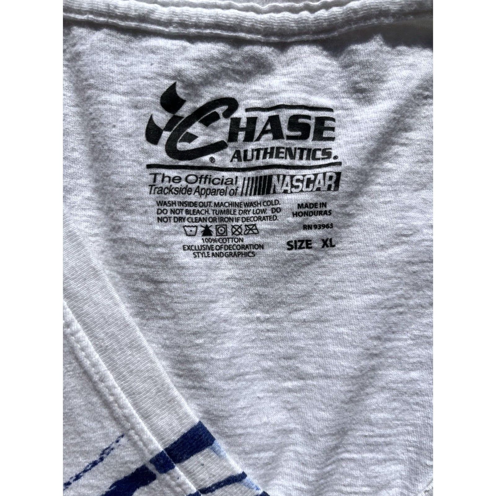 Chase Authentics Chase Authentics T-Shirt Women's White Jimmie Johnson XL V-Neck NASCAR Racing 48 Size XL / US 12-14 / IT 48-50 - 3 Thumbnail