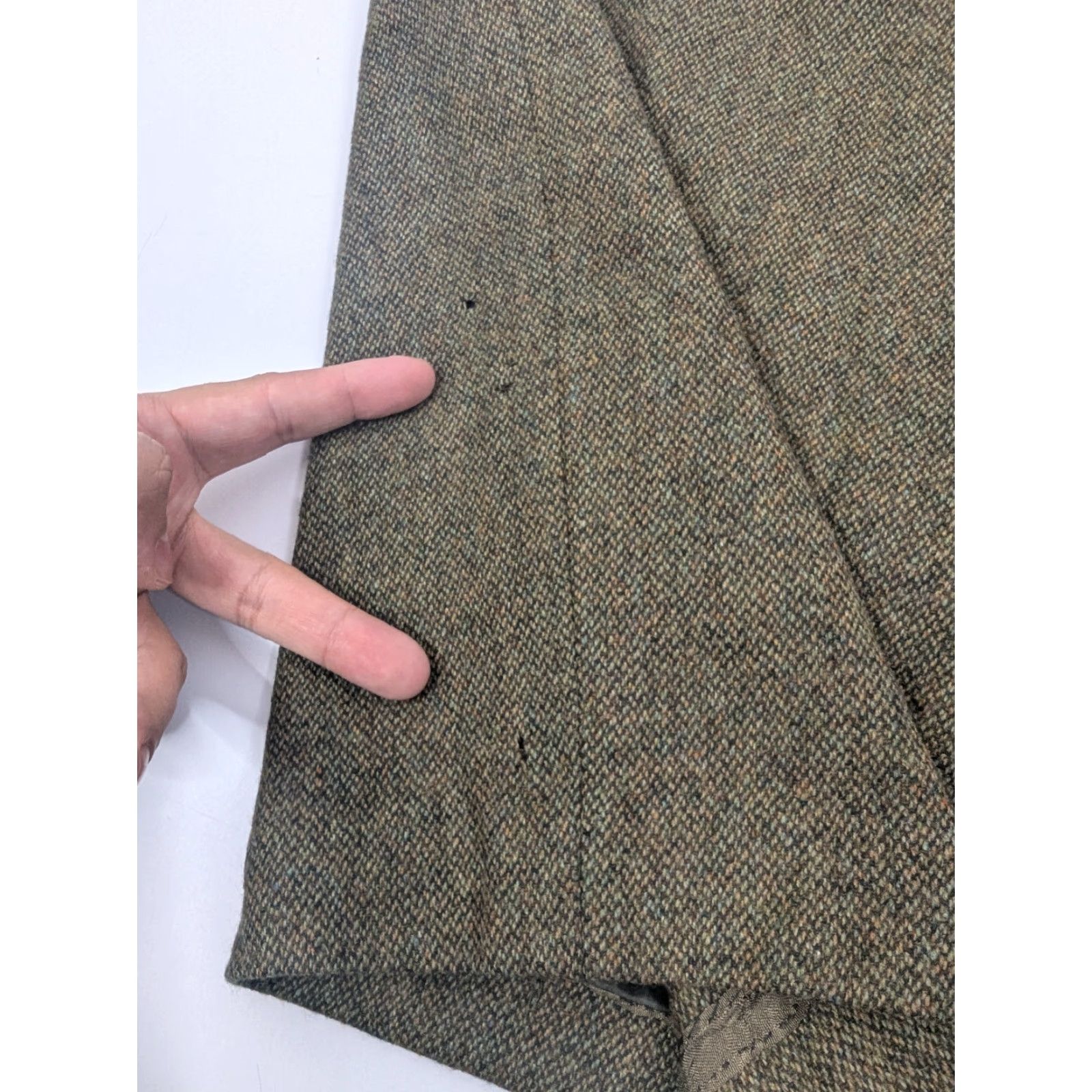 Ralph Lauren Lauren Ralph Lauren Skirt Wool Lined Pencil Midi 14P Petite Olive Brown Green Women? Size 36" / US 14 / IT 50 - 7 Thumbnail