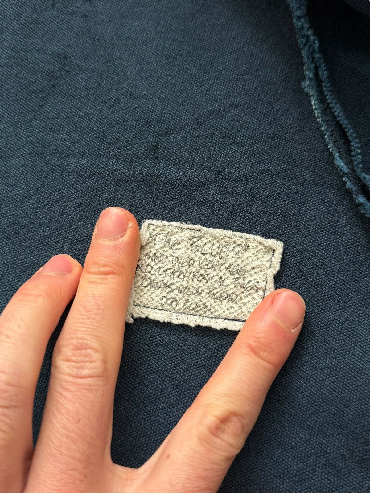 Greg Lauren 2014 OG THE BLUE Patchwork Mailbag Blazer Size US S / EU 44-46 / 1 - 21 Thumbnail