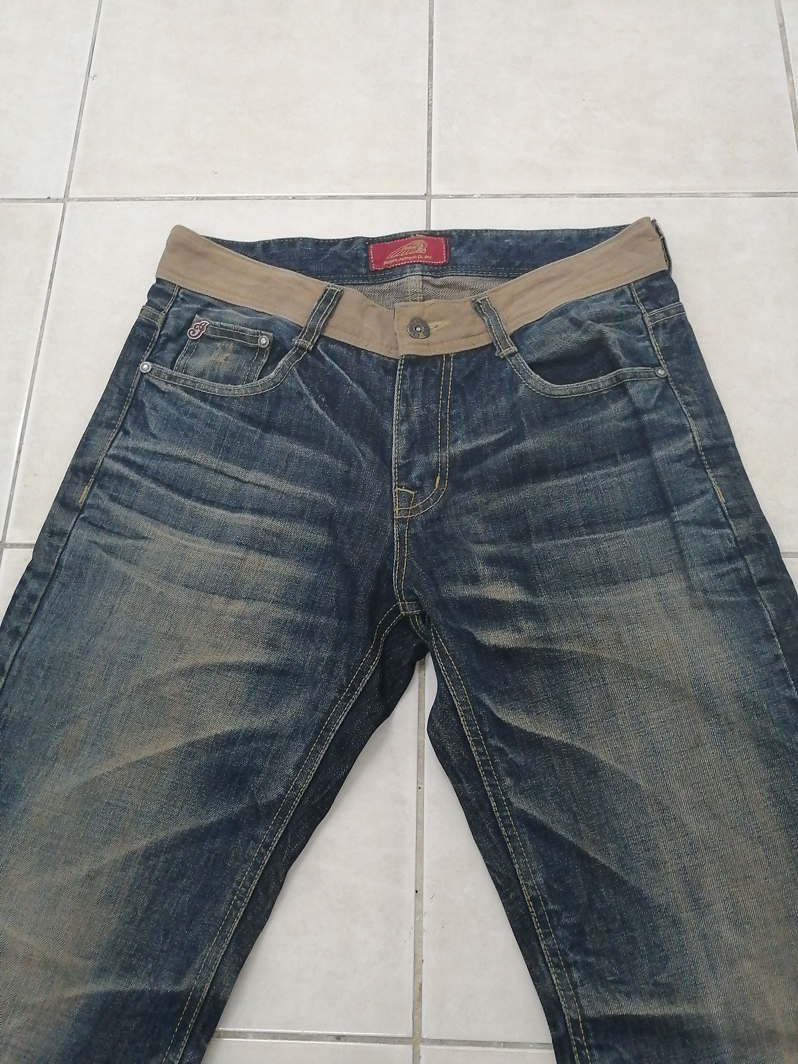 Indian Motorcycle Indian Motercycles distress jean Size US 31 - 4 Thumbnail