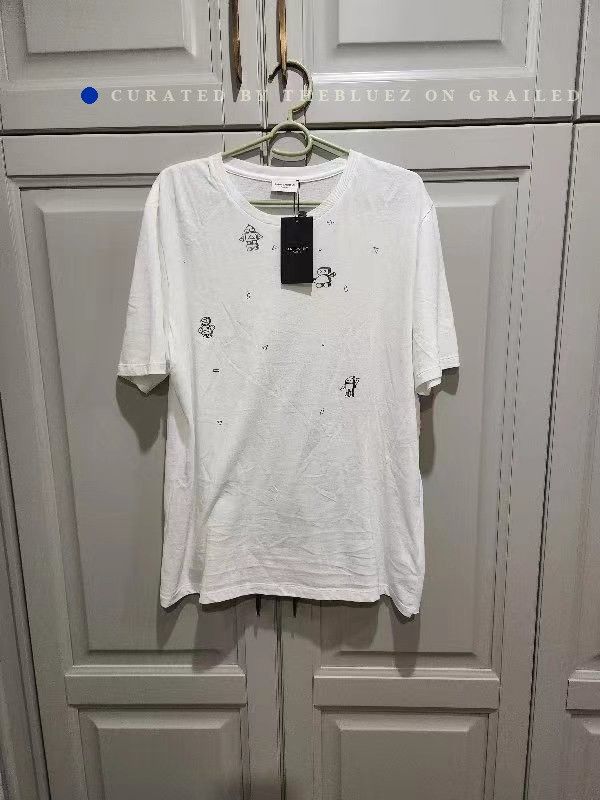 Saint Laurent Paris Saint Laurent Robot T-Shirt L Size US L / EU 52-54 / 3 - 1 Thumbnail