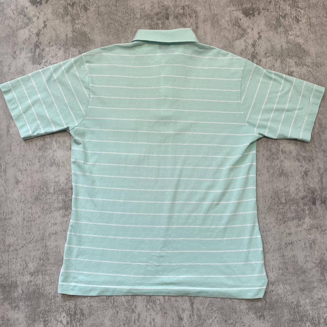 Christian Dior Monsieur Christian Dior Pale blue striped short sleeve polo shirt Size US L / EU 52-54 / 3 - 3 Thumbnail