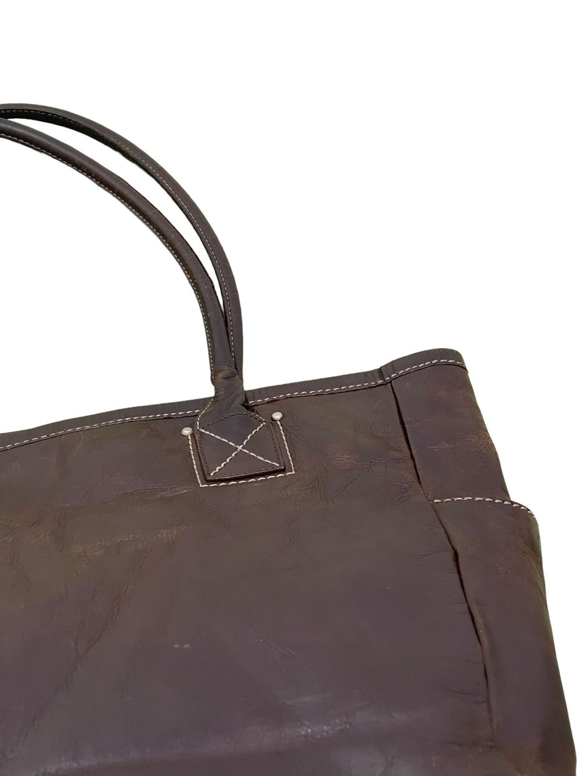 Japanese Brand Full Grain Leather Patina Tsuchiya Kaban Shoulder Bag 3🟩 Size ONE SIZE - 18 Thumbnail