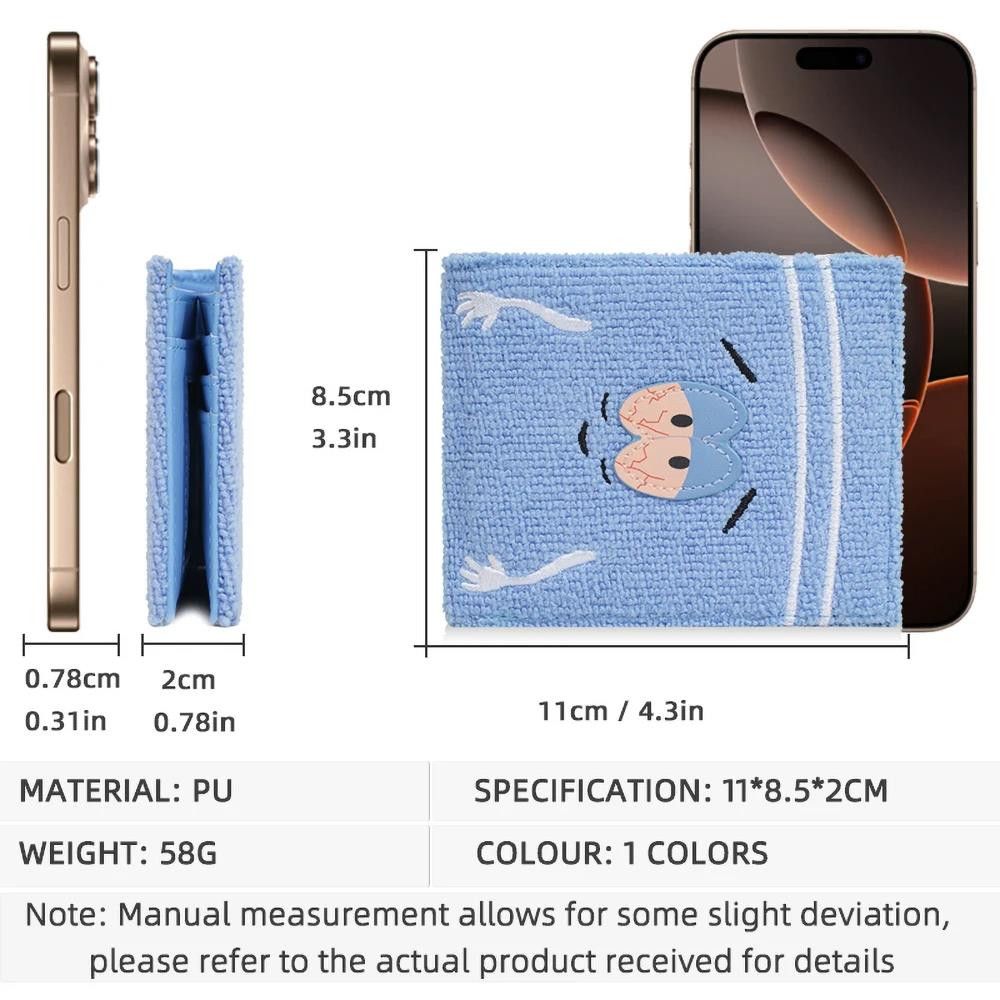 Other Plush Cartoon Coin Purse Soft Fuzzy Wallet for Women Size ONE SIZE - 6 Thumbnail