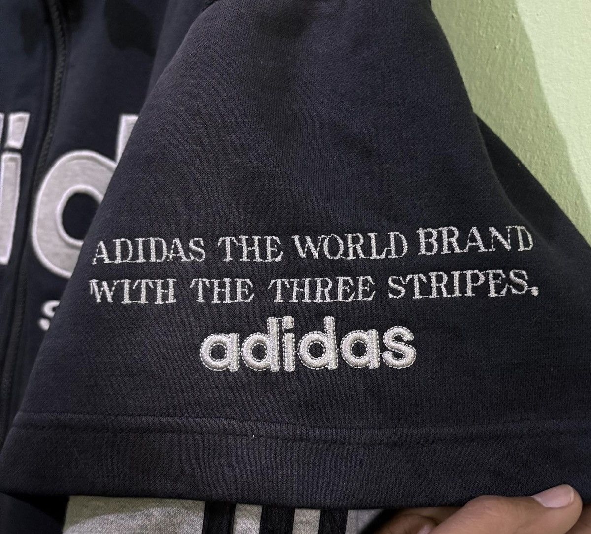 Adidas Adidas Hoodies Big Logo Vintage Size US M / EU 48-50 / 2 - 14 Thumbnail