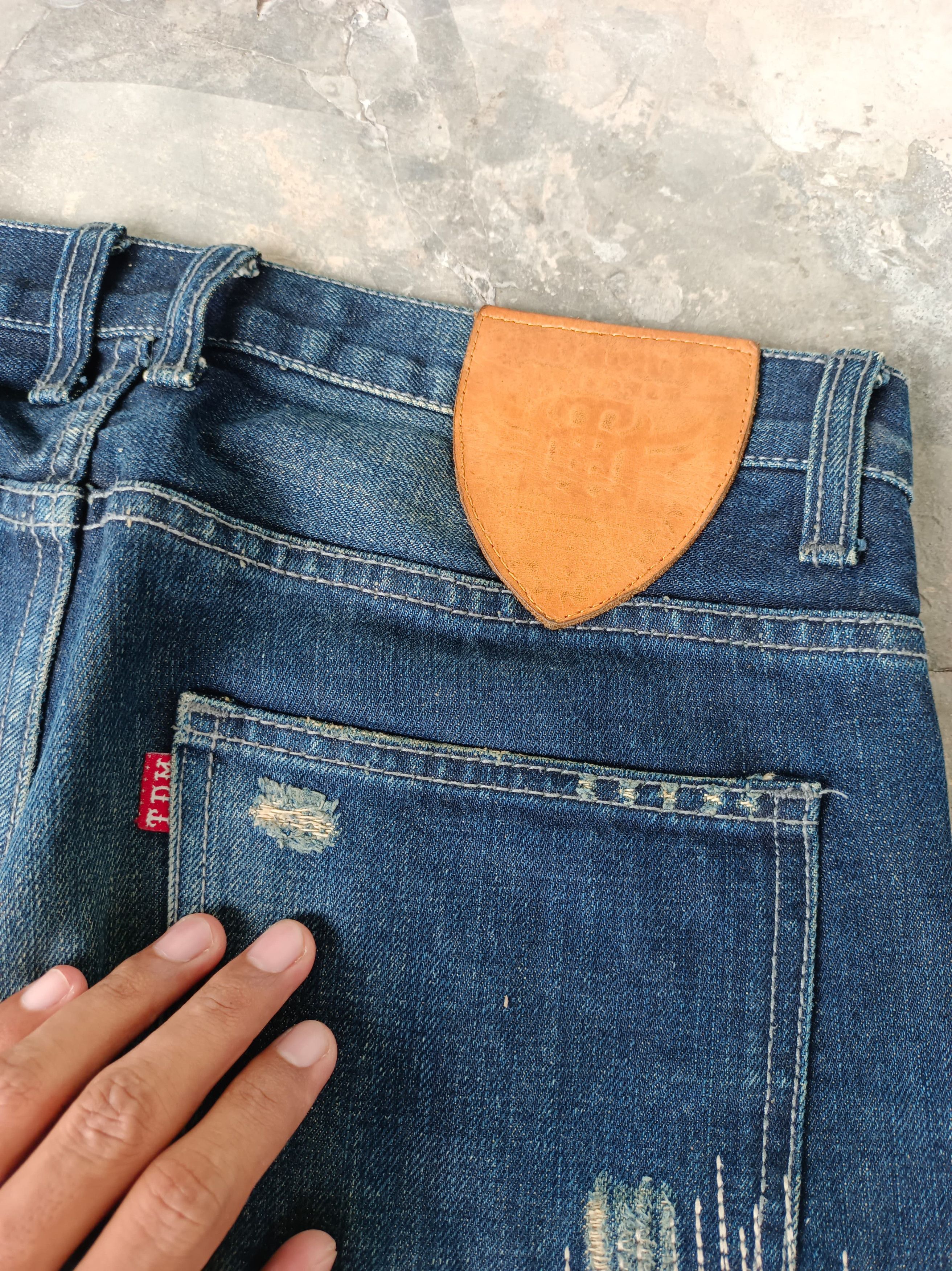 Japanese Brand RARE " Taki Cross Selvedge Denim Size US 32 / EU 48 - 11 Thumbnail