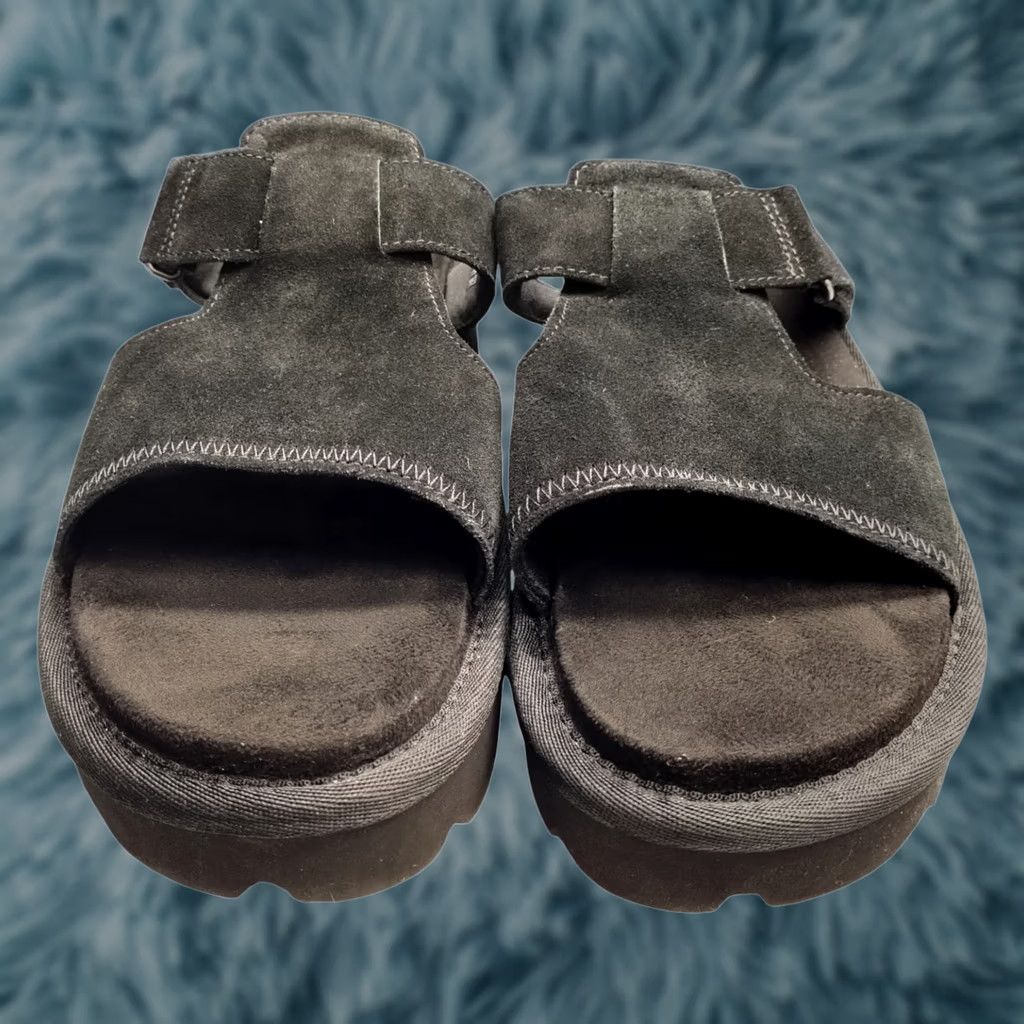 Ugg Koolaburra by UGG Tizz Slide Sandals Womens Size 11 Black Suede Comfort Slip On LW 329 Size US 11 / IT 41 - 1 Thumbnail