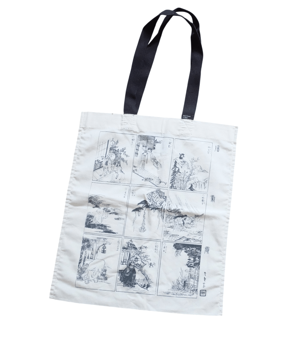 Japanese Brand Re Wrap Tote Bag — Hand Printed in Japan Size ONE SIZE - 1 Thumbnail
