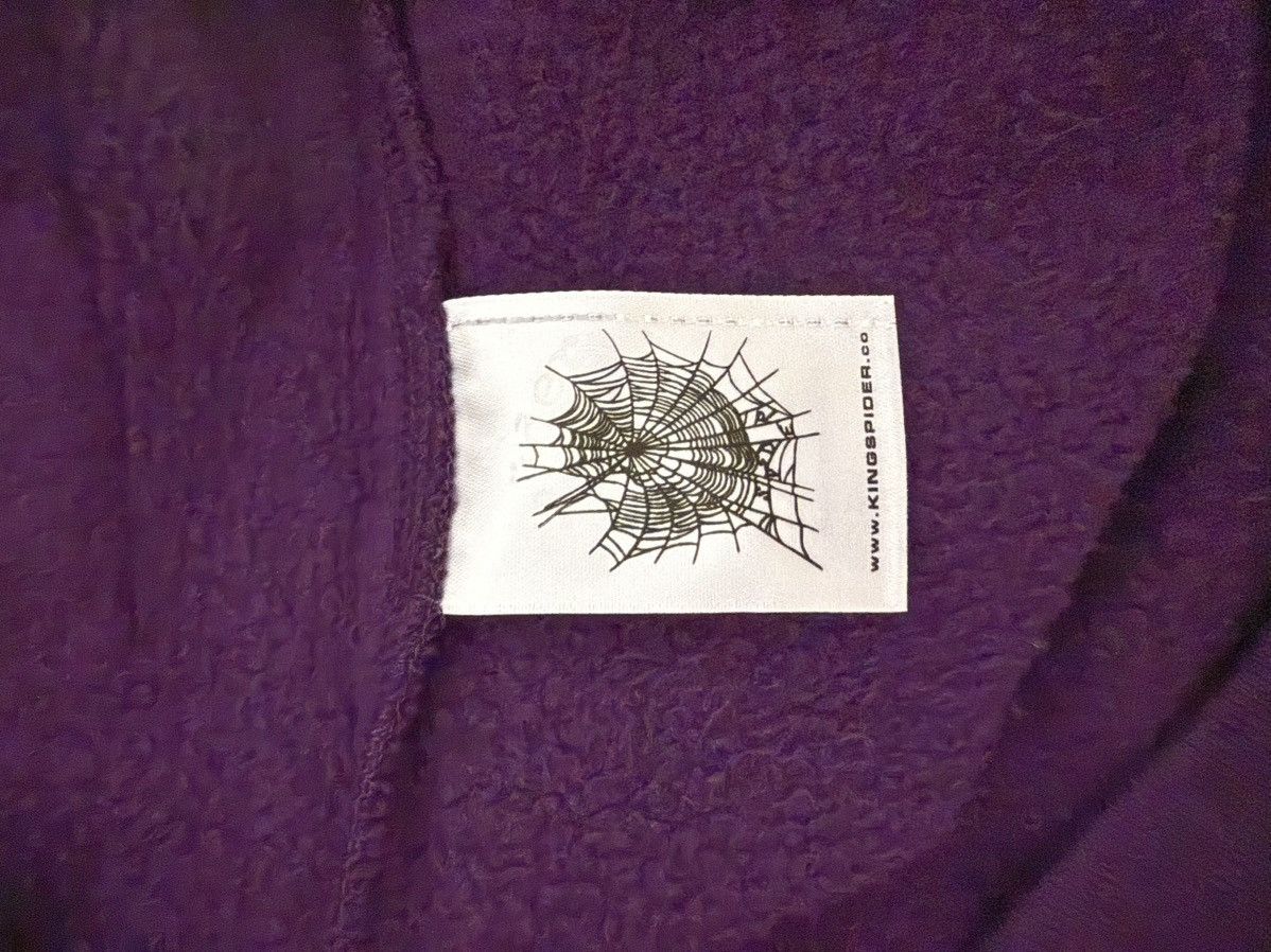 Sp5der Sp5der Purple Star OG Web V2 Hoodie XS Size US XS / EU 42 / 0 - 6 Thumbnail