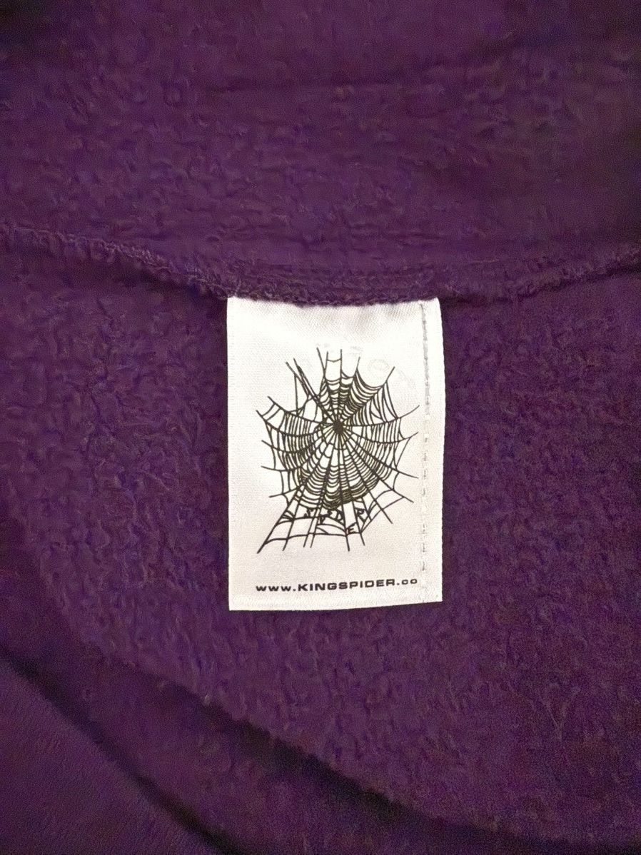 Sp5der Sp5der Purple Star OG Web V2 Hoodie XS Size US XS / EU 42 / 0 - 6 Thumbnail