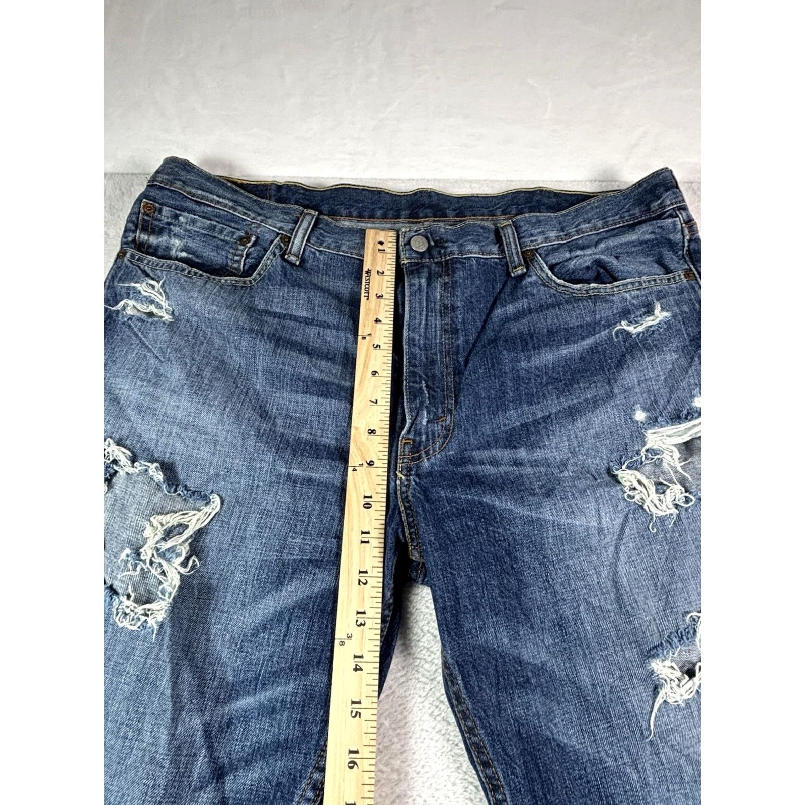 Levi's Levi's 511 Jeans Mens Regular Fit Straight 40x32 Denim Blue Medium Wash 5-Pocket Logo Vintage: No Size US 40 / EU 56 - 3 Thumbnail