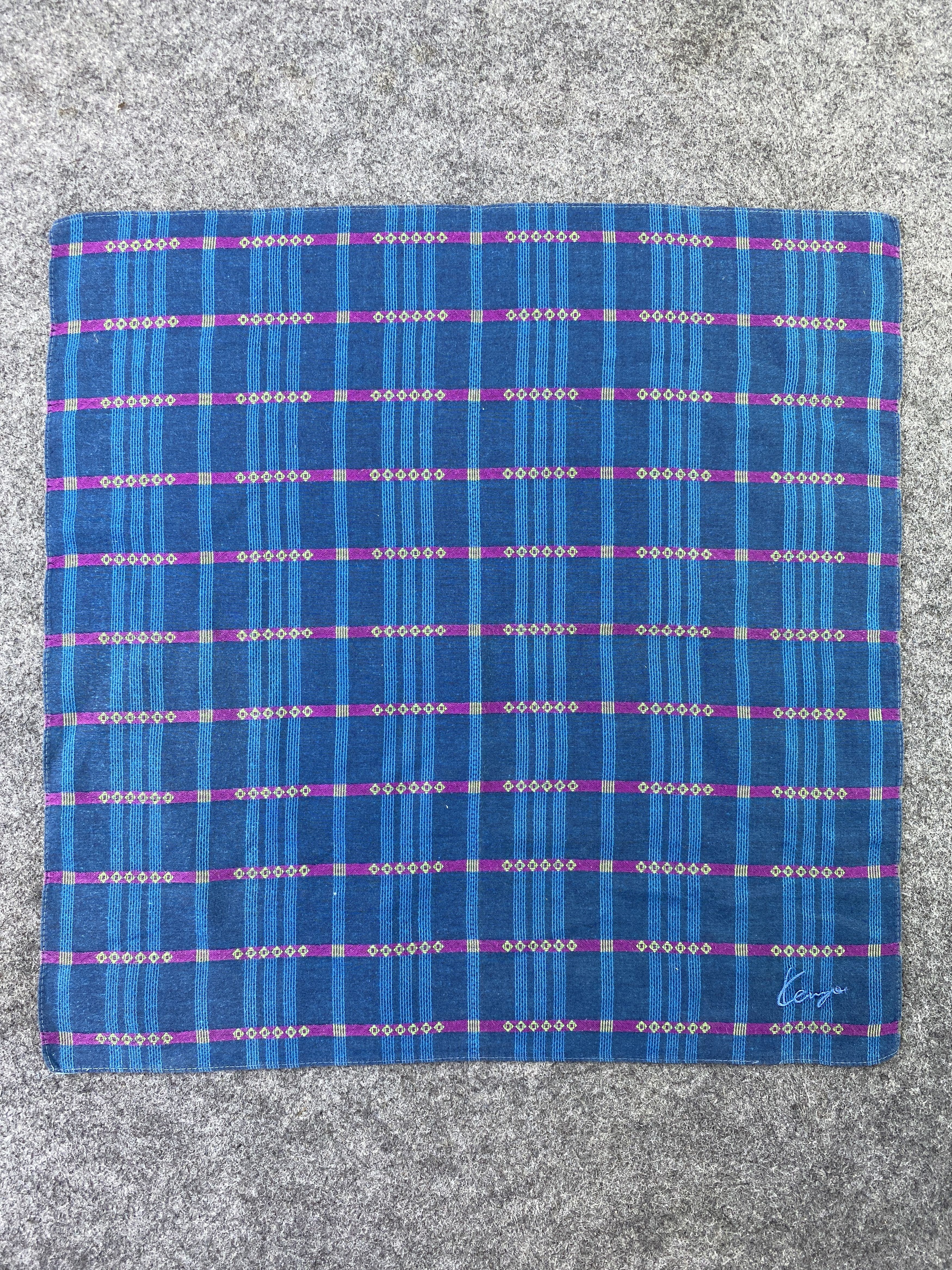 Kenzo × Vintage Kenzo Handkerchief / Bandana / Neckerchief / Headscarf-B180 Size ONE SIZE - 3 Thumbnail