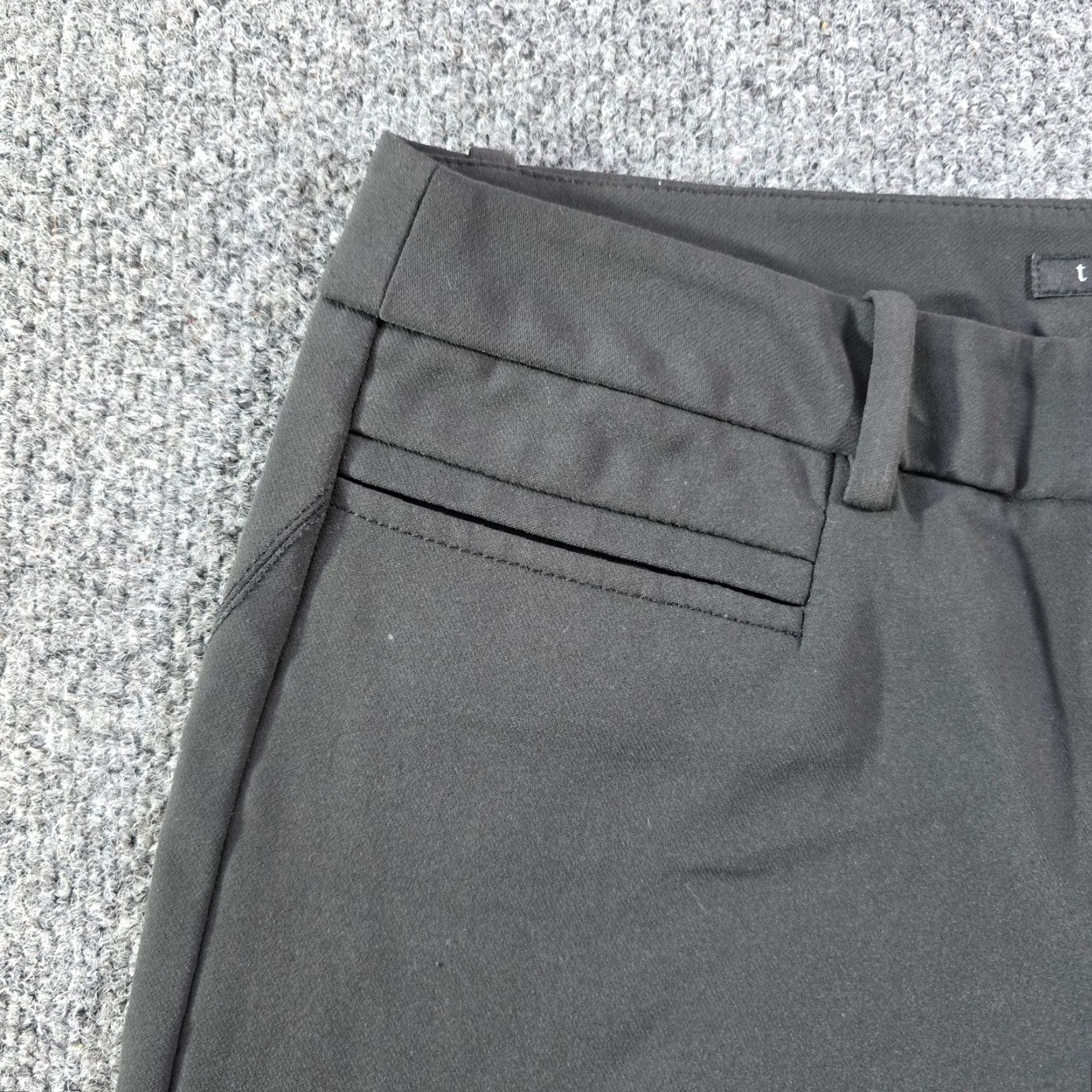 Theory **Theory Women's Size 6 Black Fitted Zip Casual Pants** User: **Theory Women's Size 6 Black Fitted Zip Casual Pants** Size 28" / US 6 / IT 42 - 3 Thumbnail