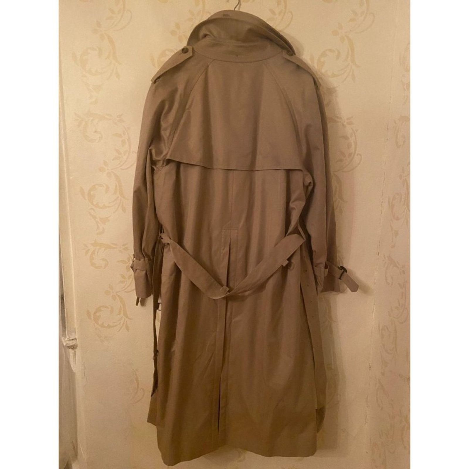 Brooks Brothers Men's Brooks Brothers Double-Breasted Khaki Trench Coat Size US S / EU 44-46 / 1 - 4 Thumbnail