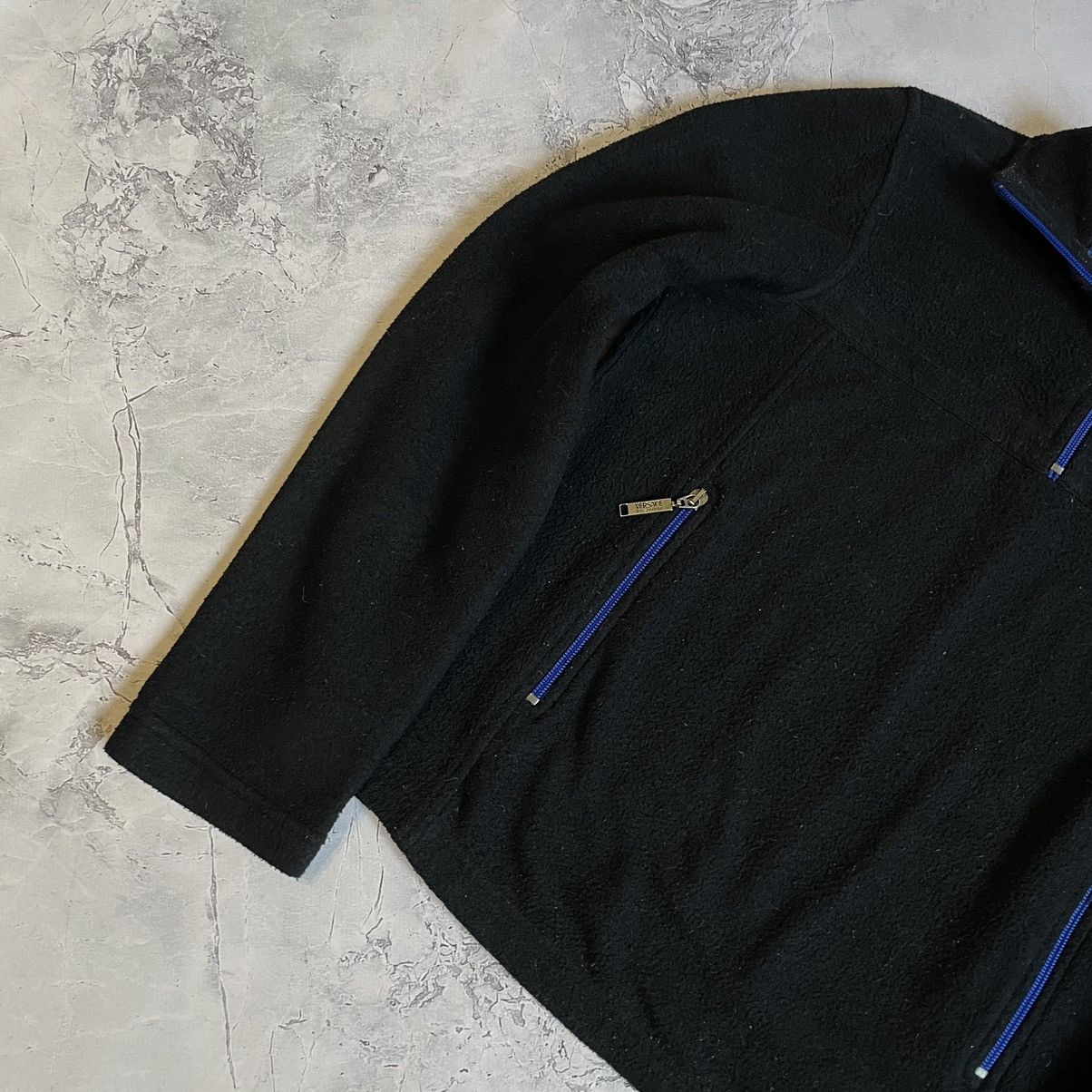 Versace × Versus Versace × Vintage Versace Fleeced Zip Jacket 90s Size US S / EU 44-46 / 1 - 3 Thumbnail