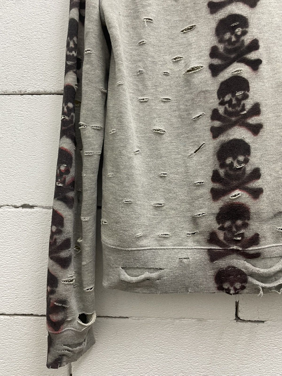 Designer Vintage Johnbull Thrashed Hoodies Distressed ERD Grunge Size US M / EU 48-50 / 2 - 12 Thumbnail