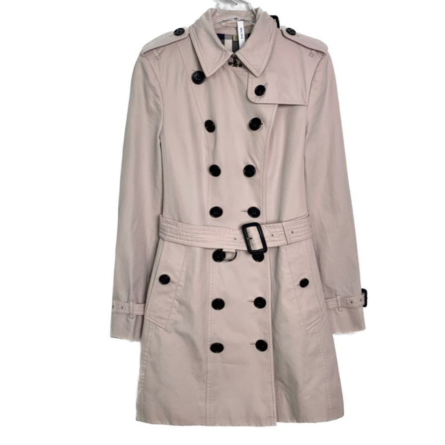 Burberry Burberry London England Double-Breasted Belted Trench Coat L Size M / US 6-8 / IT 42-44 - 1 Thumbnail