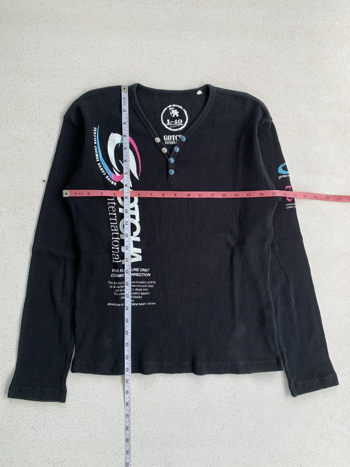 Gotcha Y2K Poem Gotcha Surf Longsleeve textured ifsixwasnine style Size US M / EU 48-50 / 2 - 2 Thumbnail