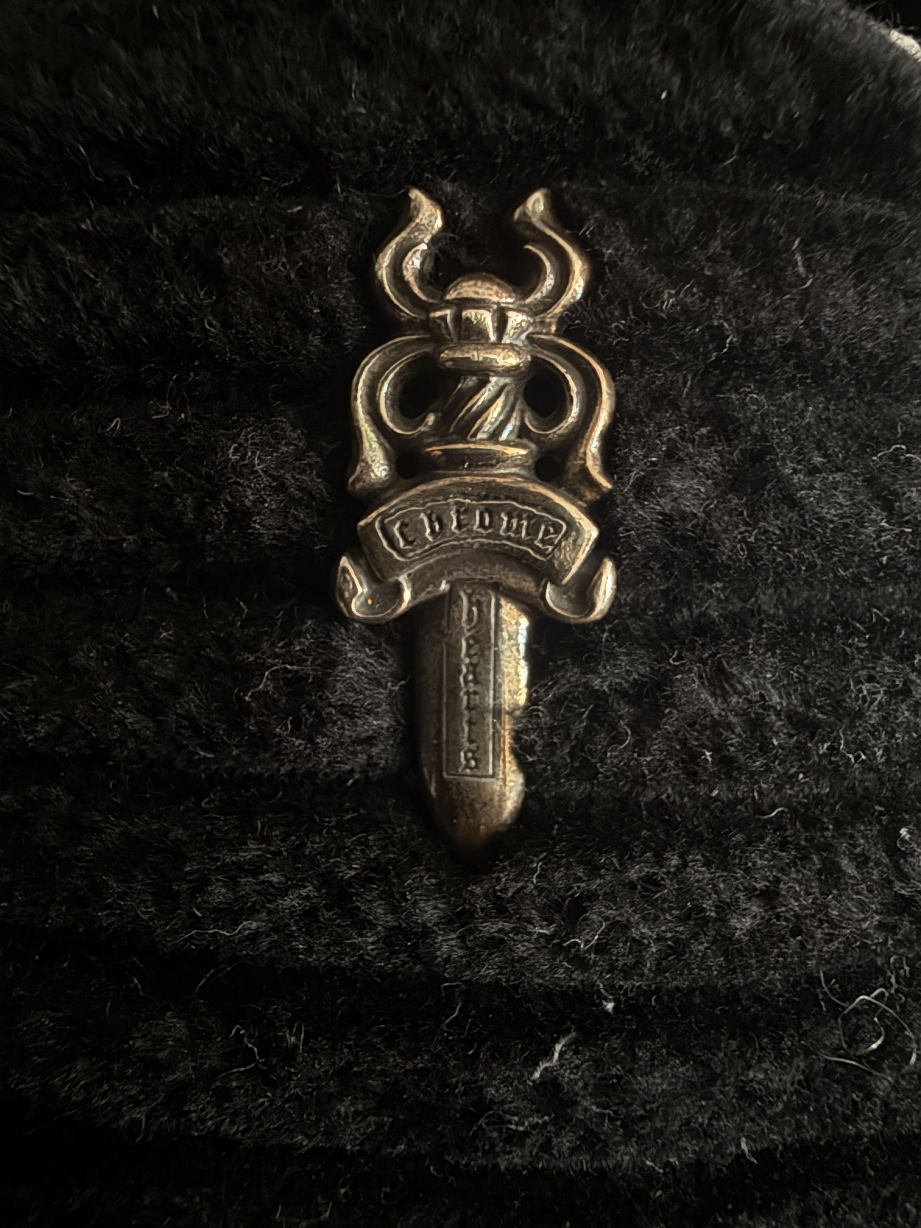 Chrome Hearts Chrome Hearts Black Corduroy Dagger Slippers Size US 7 / EU 40 - 7 Thumbnail