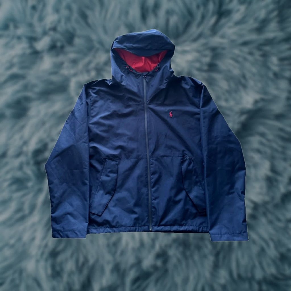 Polo Ralph Lauren VINTAGE Polo Ralph Lauren Wind Breaker Jacket Navy 2XL Mens Regular Hooded Zip Windbreaker Professionals Outdoors Boys? Size US XXL / EU 58 / 5 - 1 Thumbnail