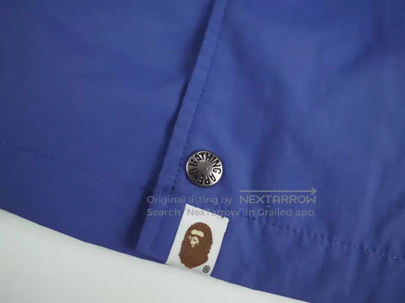 Bape BAPE Purple Harajuku Limited Coach Jacket Size US XL / EU 56 / 4 - 4 Thumbnail