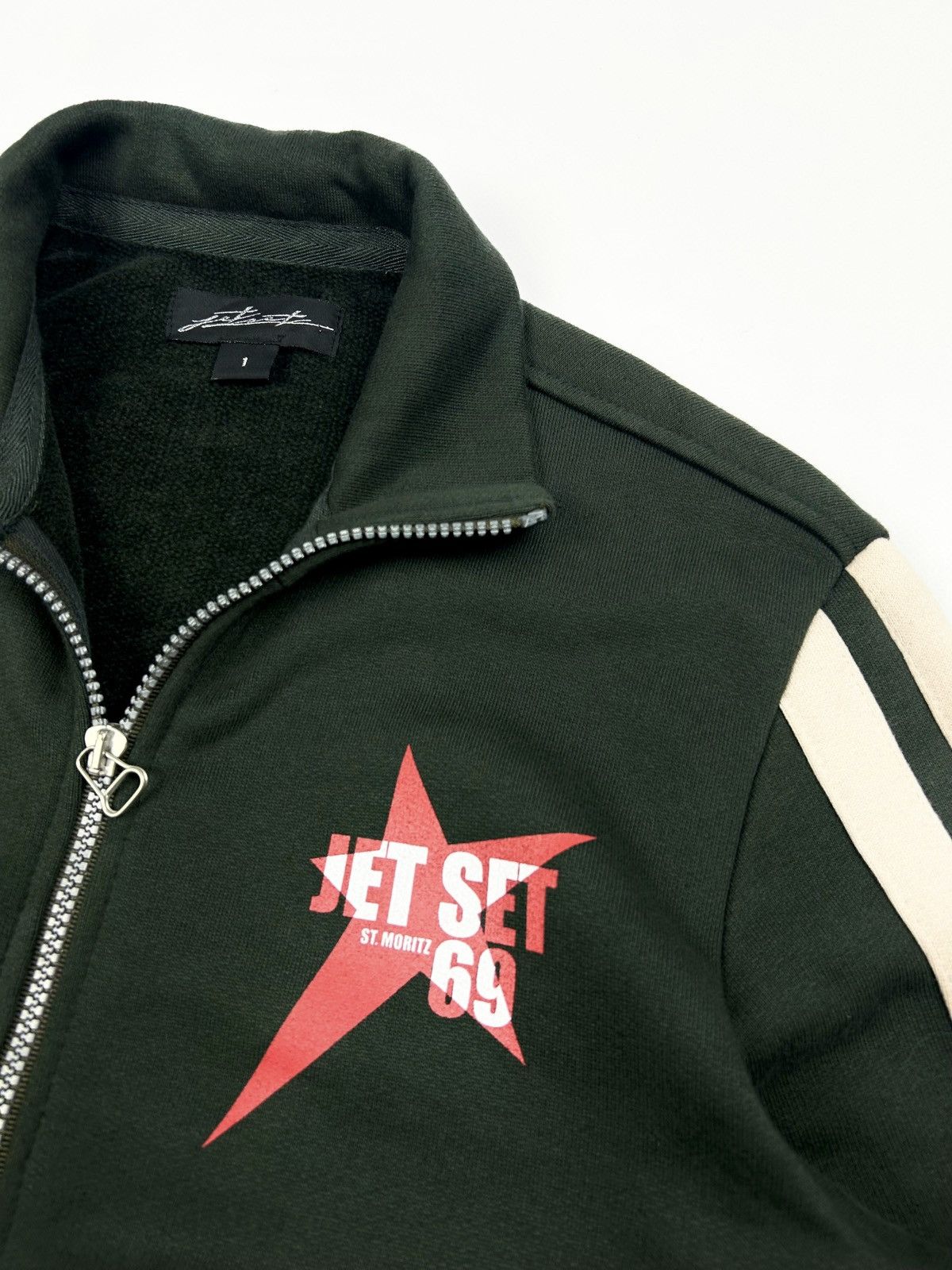 JET SET × Patagonia × Vintage Vintage Jet Set Zip up Sweatshirt Star Logo Archive Y2k Size US S / EU 44-46 / 1 - 6 Thumbnail