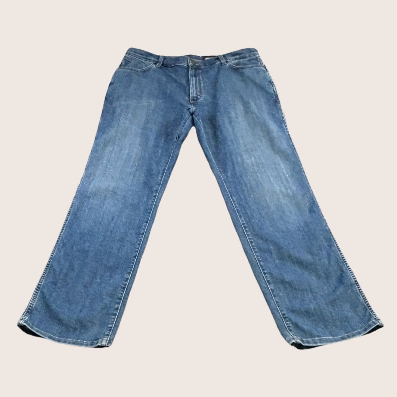 Wrangler VINTAGE Wrangler Texas Stretch jeans W38” L32” men’s blue zip fly (no) Size US 38 / EU 54 - 1 Thumbnail