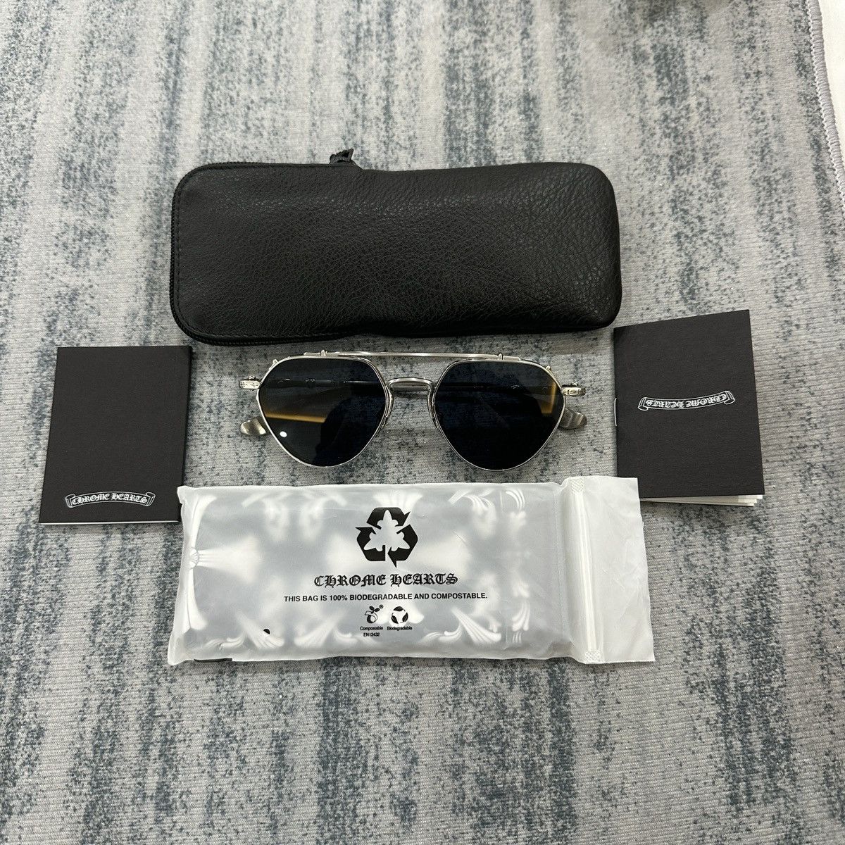 Chrome Hearts CHROME HEARTS FREE RIDE SUNGLASSES Size ONE SIZE - 2 Thumbnail