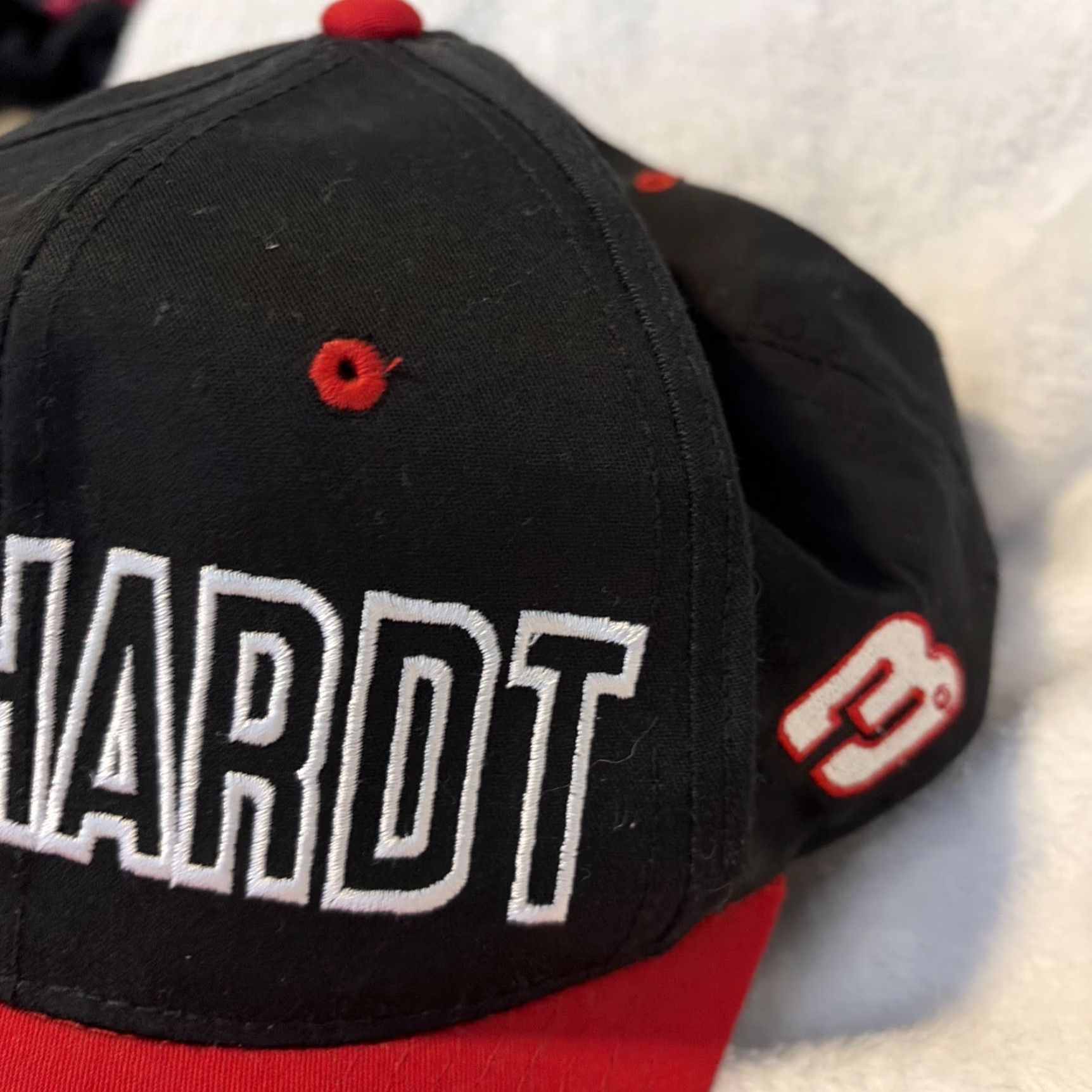 NASCAR VINTAGE Dale Earnhardt #3 NASCAR Racing Competitors View SnapBack Hat Men One Size Black Snapback Hats Boys Girls Mens Womens Size ONE SIZE - 2 Thumbnail
