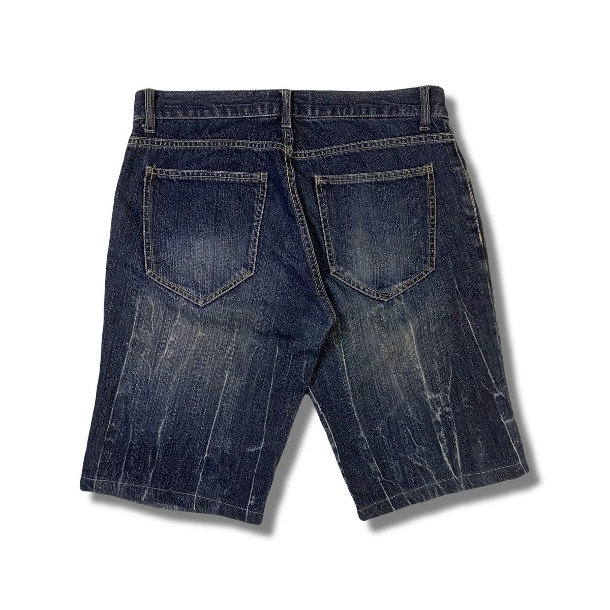 Japanese Brand JORTS 🔥 Nylaus Y2K Style Denim Short Pants Size US 30 / EU 46 - 8 Thumbnail