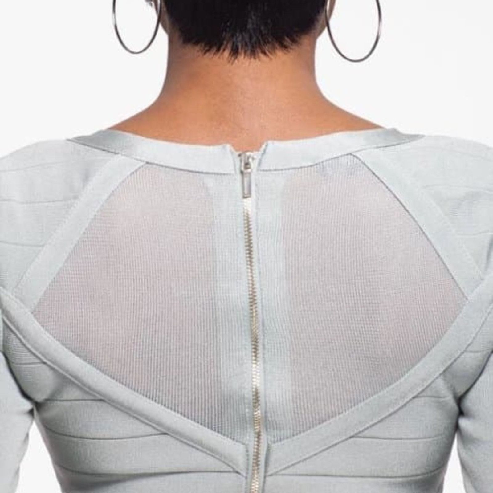 Bebe Bebe Gray Cropped Top | Size M Size M / US 6-8 / IT 42-44 - 6 Thumbnail