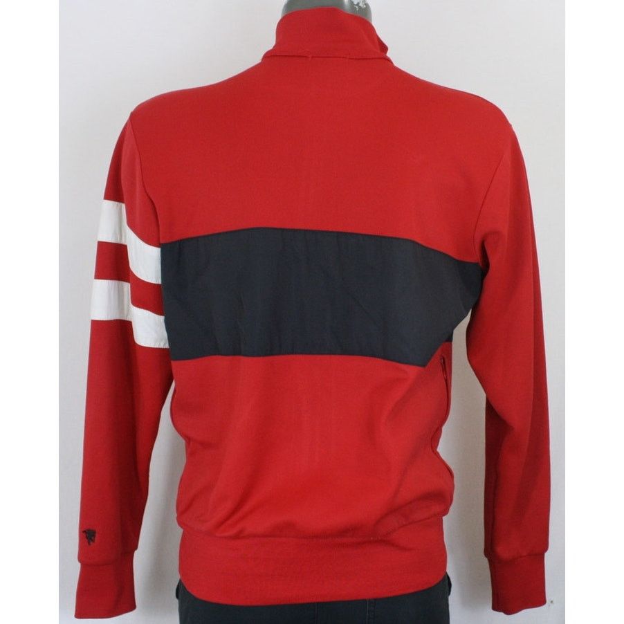 Nike × Vintage Y2K Nike Manchester United Varsity Stripe Red Track Jacket M Size US M / EU 48-50 / 2 - 5 Thumbnail
