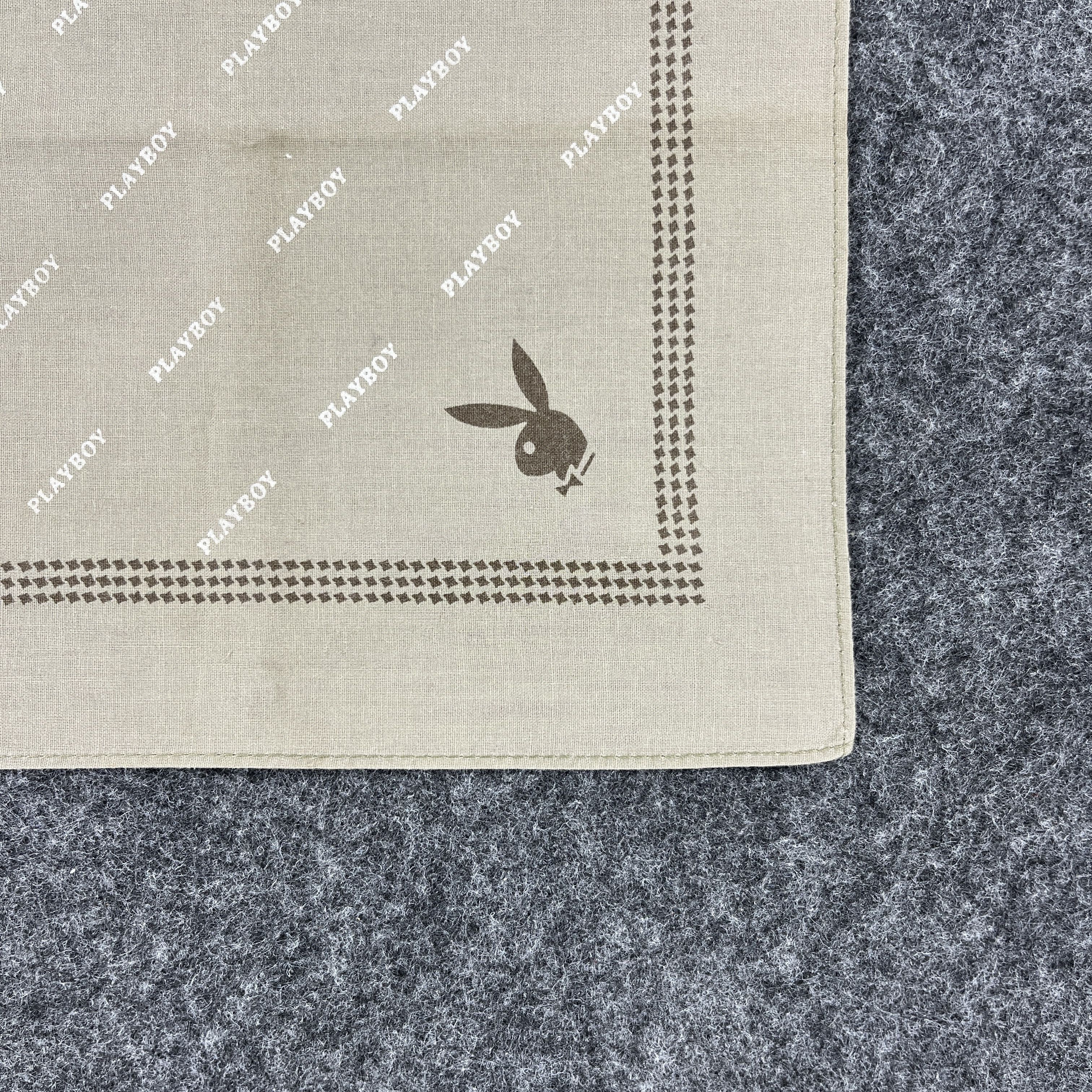Vintage Playboy Handkerchief / Bandana / Neckerchief B355 Size ONE SIZE - 3 Thumbnail