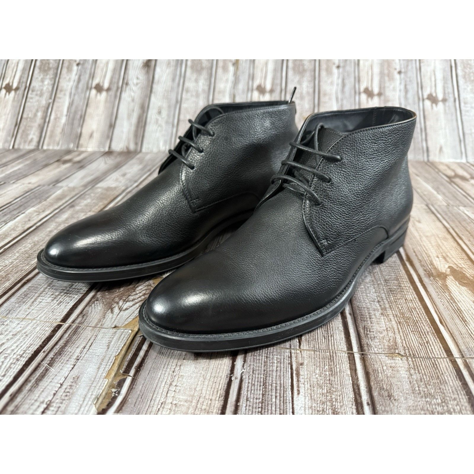Hugo Boss BOSS Hugo Boss Chukka Real Fur Linning Lambskin Boots Sz 7 Size US 7 / EU 40 - 1 Thumbnail