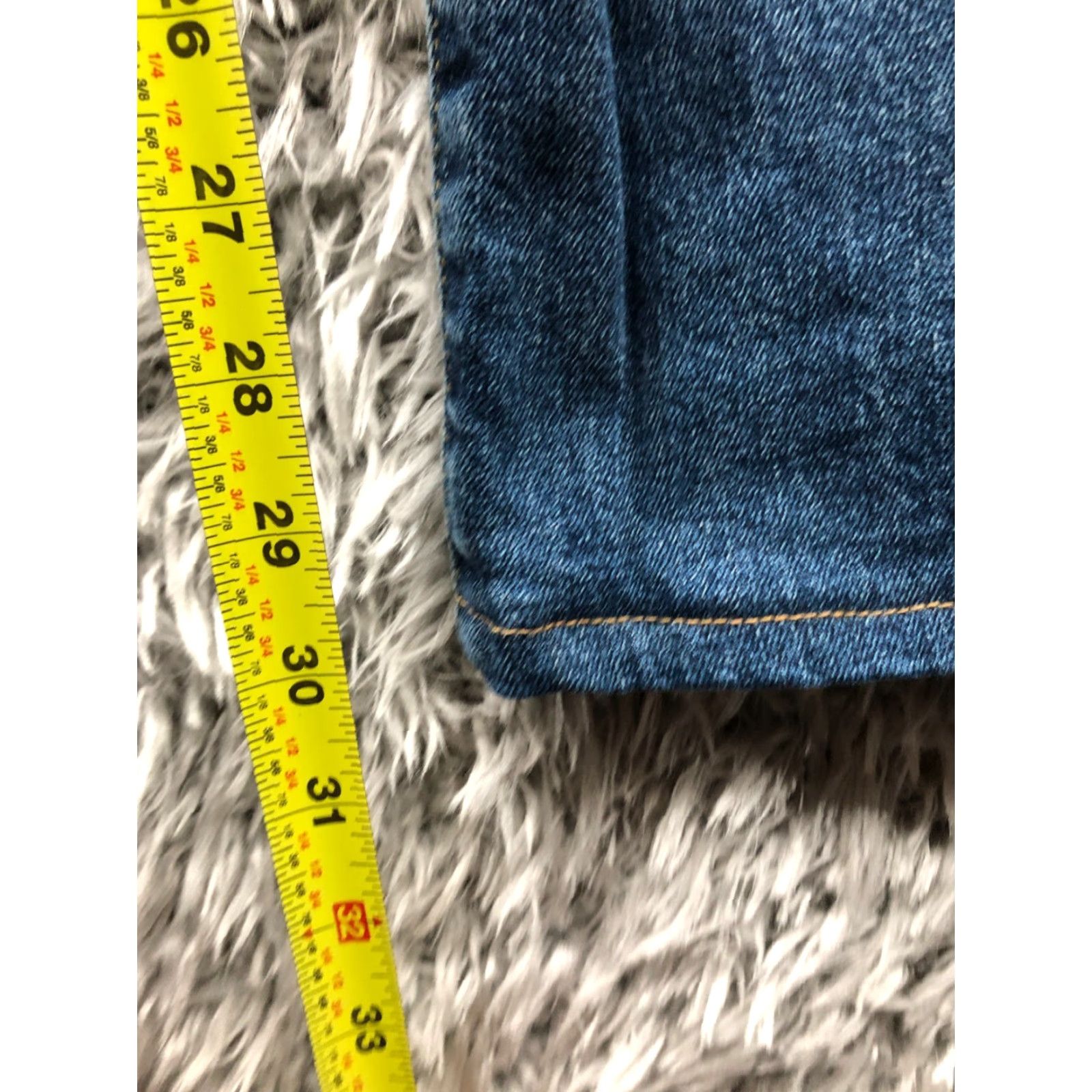 Lands' End Lands' End Jeans Square Rigger Lands' End 33 Mens Regular Denim Dark Blue 5-Pocket Straight" Size US 33 - 3 Thumbnail