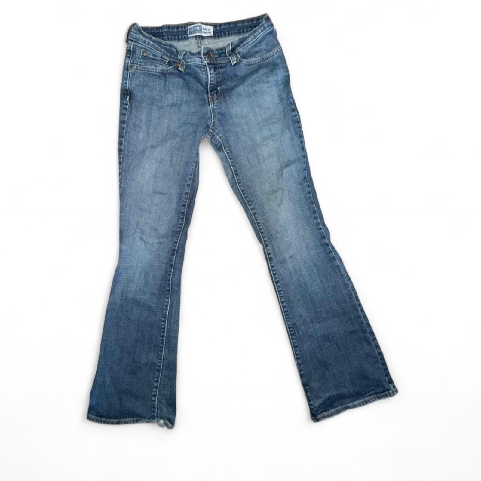 Levi's Vintage Y2K Levi low-rise dark wash bootcut jeans 💙 Size 30" / US 8 / IT 44 - 3 Thumbnail
