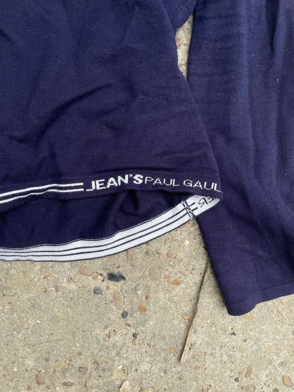 Other Rare Vintage Jean Paul Gaultier Archive Turtleneck Sweater Size US L / EU 52-54 / 3 - 2 Thumbnail