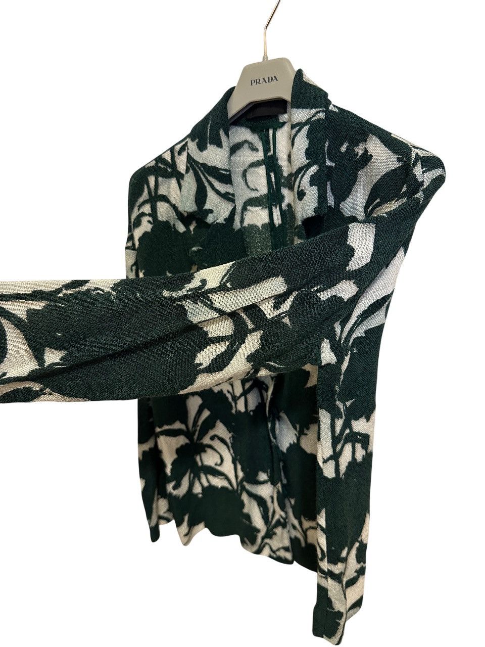 Prada Prada Spring/Summer 2001 Floral Blazer Size M / US 6-8 / IT 42-44 - 2 Thumbnail